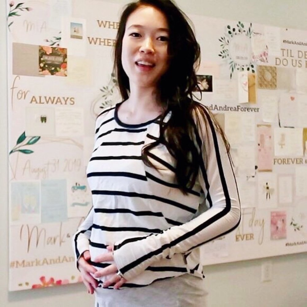 Volcom Black and White Striped Top Size Small